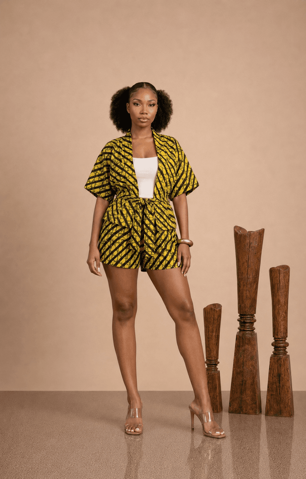 Iyabo Kimono With Belt