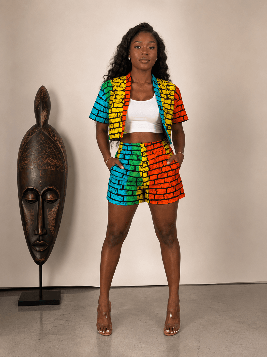 Omolara Cropped Kimono